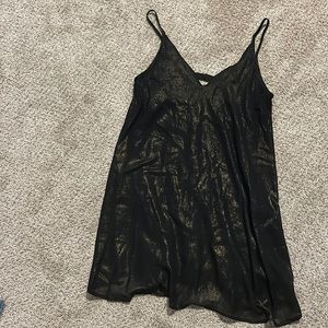 Black shimmery dress